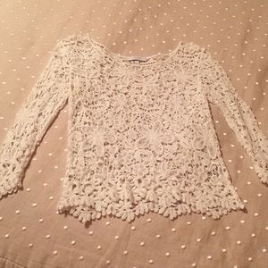 White Lace Blouse